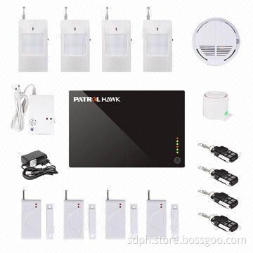 2014 Simple Setup GSM Wireless Alarm System with Wireless 433/315Mhz